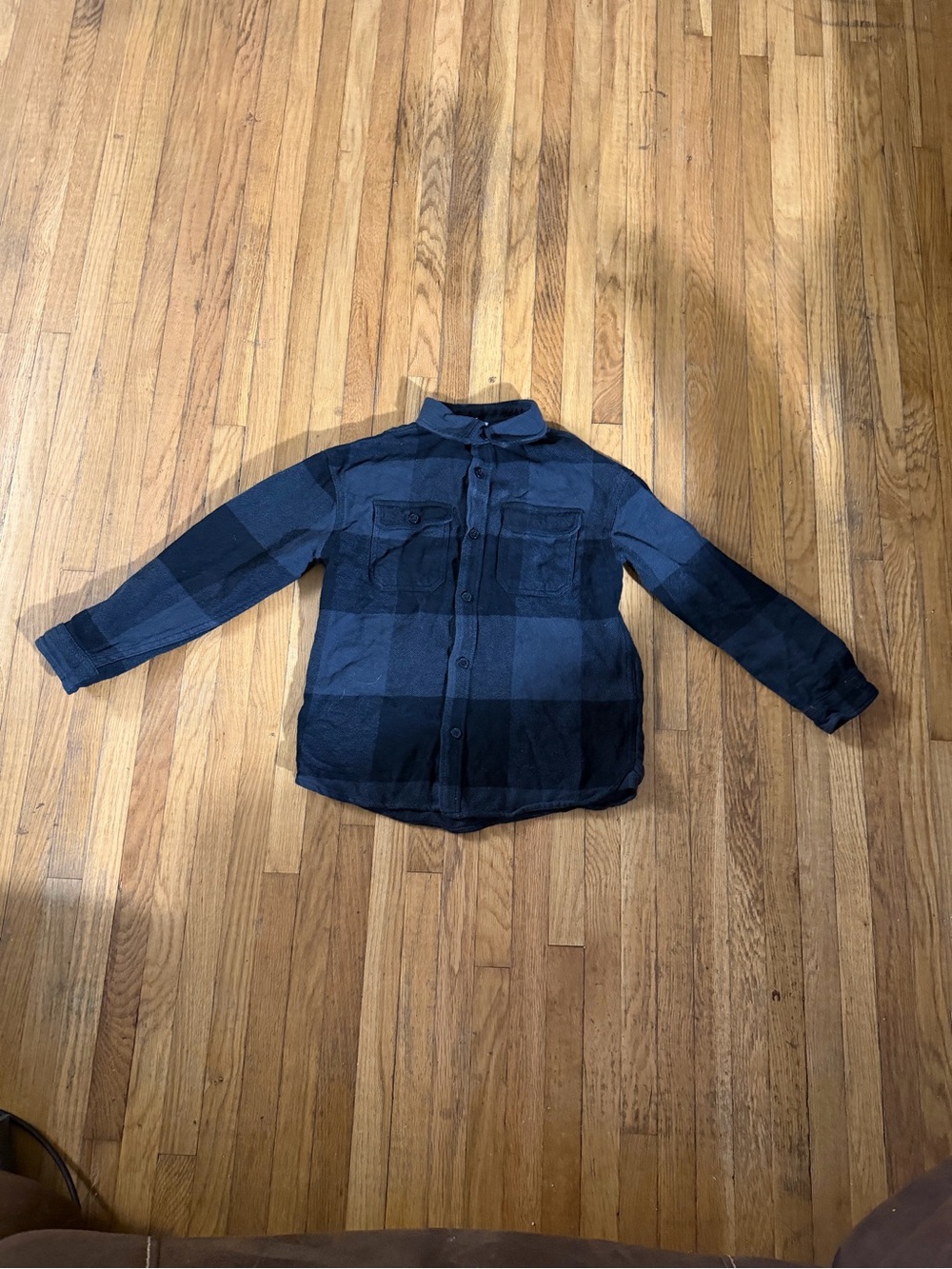 Tu Kids 7Y Flannel Button down shirt